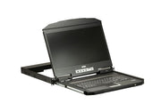 ATEN CL3100NX-ATA-AU rack console 47 cm (18.5") 1366 x 768 pixels Metal, Plastic Black 1U