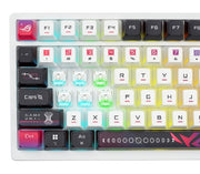 ASUS ROG Azoth X keyboard Gaming USB + RF Wireless + Bluetooth Black, White