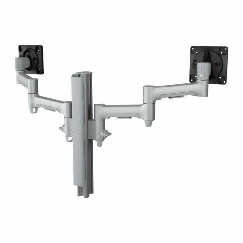 Atdec AWMS-2-4640-F-S monitor mount / stand 46 cm (18.1") Black Desk
