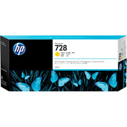 HP 728 300-ml Yellow DesignJet Ink Cartridge