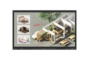 LG CreateBoard Standard interactive whiteboard 139.7 cm (55") 3840 x 2160 pixels Touchscreen Black