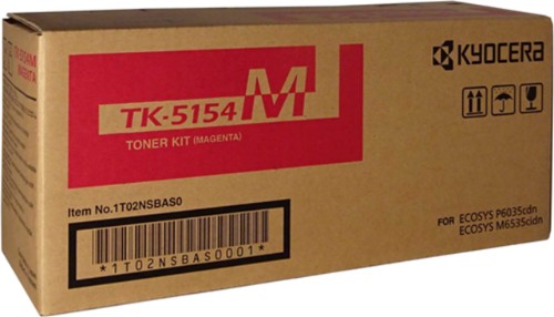 KYOCERA TK-5154M MAGENTA TONER FOR M6535CIDN/P6035CDN - 10K