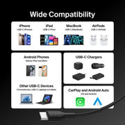 Belkin CAB025FQ1MBK USB cable 1 m USB C Black