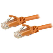 StarTech.com 1m CAT6 Ethernet Cable - Orange CAT 6 Gigabit Ethernet Wire -250MHz 100W PoE RJ45 UTP Network/Patch Cord Snagless w/Strain Relief Individually Tested