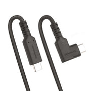 StarTech.com 3ft (1m) USB-C Cable, Right-Angled, USB 10Gbps, 100W (5A) Power Delivery, 8K 60Hz / 4K 144Hz DP Alt Mode, Rugged USB C Cord - Thunderbolt Compatible