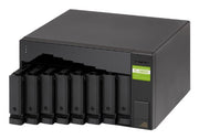 QNAP TL-D800C storage drive enclosure HDD/SSD enclosure Black, Grey 2.5/3.5"