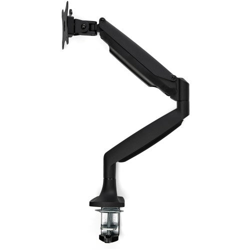StarTech.com Desk Mount Monitor Arm - Heavy Duty Ergonomic VESA Monitor Arm - Single 32" (19.8lb/9kg) Display - Full Motion, Height Adjustable, Articulating - Aluminum - C-Clamp/Grommet- Black