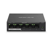 TP-LINK Mercusys MS105GP 5-Port Gigabit Desktop Switch with 4-Port PoE+, 10/100/1000 Mbps RJ45 ports, Up to 250 m