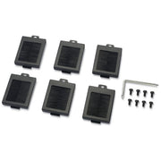 APC NetShelter Cable Management, Mounting Rail Brush Strips, Set of 6, for NetShelter SX 750 mm Wide, Black, 76 x 114 x 13 mm