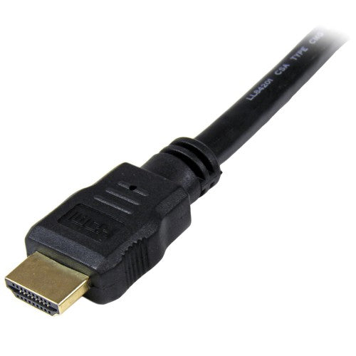 StarTech.com 16.4ft (5m) HDMI Cable - 4K High Speed HDMI Cable with Ethernet - UHD 4K 30Hz Video - HDMI 1.4 Cable - Ultra HD HDMI Monitors, Projectors, TVs & Displays - Black HDMI Cord - M/M