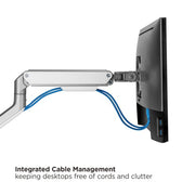 Brateck Counterbalance Monitor Arm 81.3 cm (32") Grey Desk