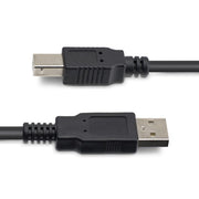 StarTech.com 50ft (15m) Active USB 2.0 A to B Cable, Long USB Printer Cable, 1x USB-A (M), 1x USB-B (M) - Black