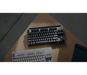 Logitech 920-011221 keyboard Office RF Wireless + Bluetooth QWERTY English Blue, Grey