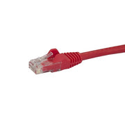 StarTech.com 50cm CAT6 Ethernet Cable - Red CAT 6 Gigabit Ethernet Wire -250MHz 100W PoE RJ45 UTP Network/Patch Cord Snagless w/Strain Relief Individually Tested