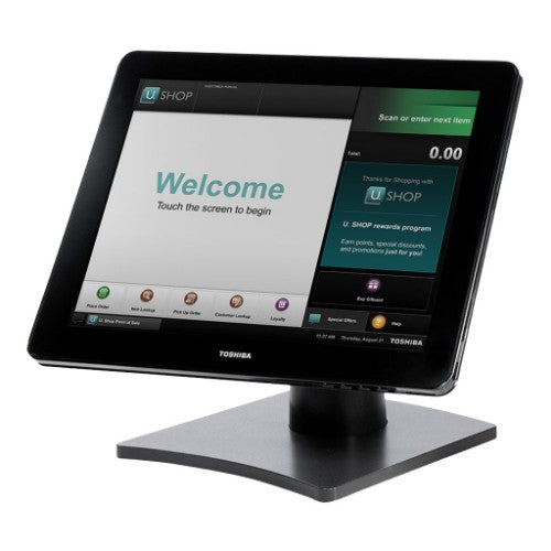 Toshiba 6149-B1T POS monitor 39.6 cm (15.6") 1366 x 768 pixels HD LED Touchscreen