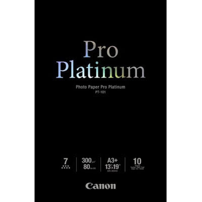 Canon PT-101 Pro Platinum Photo Paper A3 Plus - 10 Sheets