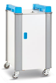 LapCabby LAP10VBL Portable device management cart Blue, Grey, Lime, Orange, Purple, White
