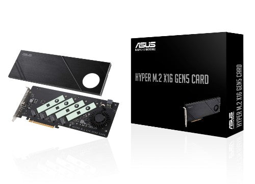 ASUS Hyper M.2 x16 Gen5 interface cards/adapter Internal