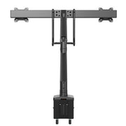 StarTech.com Desk Mount Dual Monitor Arm - Ergonomic Dual Monitor VESA Mount 32" (17.6lb/8kg) Displays - Crossbar Handle for Synchronized Full Motion - Height Adjustable - C-Clamp/Grommet