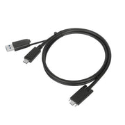 Targus ACC1135GLX USB cable USB 3.2 Gen 1 (3.1 Gen 1) 1.8 m USB C Black
