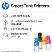 HP Smart Tank 5105 Wireless All-in-One Color Printer, Copier, Scanner