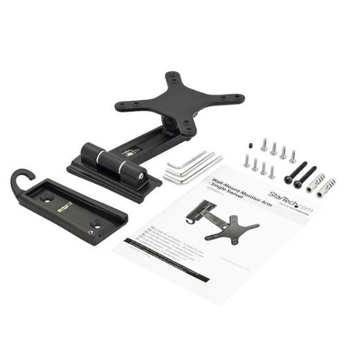 StarTech.com Wall-Mount Monitor Arm - Single Swivel - For up to 34" (33.1lb/15kg) Displays