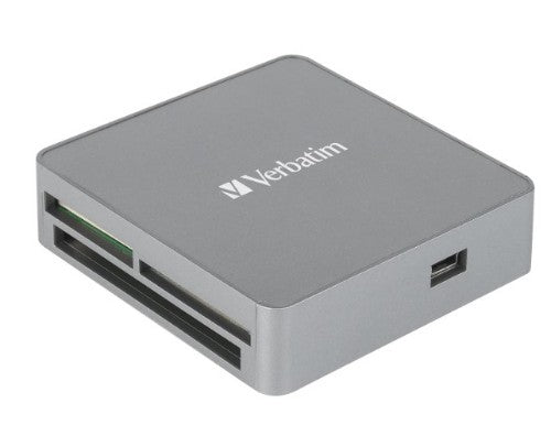 Verbatim USB 2.0 Card Reader / Hub Grey
