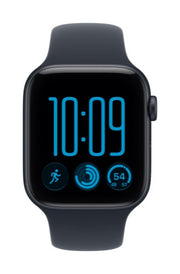 Apple Watch SE (3nd generation) SE 3 GPS 44mm Midnight Aluminium Case with Navy Blue Sport Band - M/L