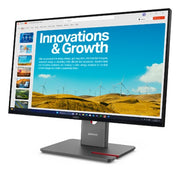 Lenovo ThinkVision P24QD-40 computer monitor 60.5 cm (23.8") 2560 x 1440 pixels Quad HD LCD Black