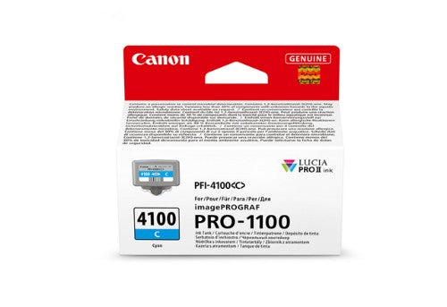 Canon PFI-4100C CYAN INK TANK FOR PRO-1100 80ML