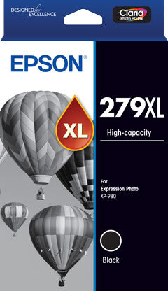 EPSON 279XL BLACK CLARIA PHOTO HD INK CARTRIDGE FOR XP-980