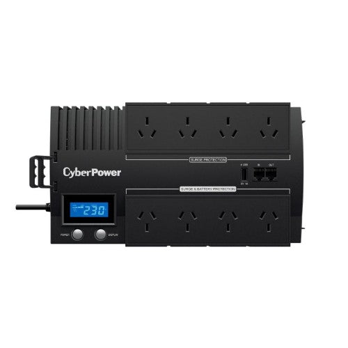 CyberPower BR700ELCD uninterruptible power supply (UPS) Line-Interactive 0.7 kVA 420 W 8 AC outlet(s)