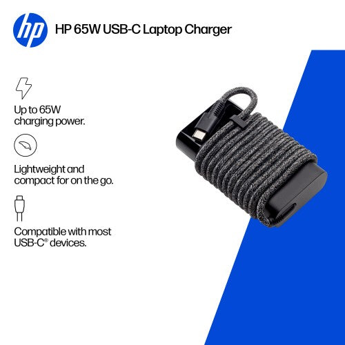 HP USB-C 65W Laptop Charger