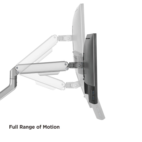 Brateck Counterbalance Monitor Arm 81.3 cm (32") Desk Graphite