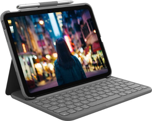 Logitech 920-011432 mobile device keyboard QWERTY English Bluetooth Grey