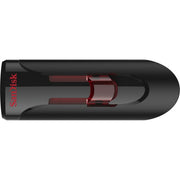 SanDisk UFM 64GB USB CRUZER GLIDE 3.0 USB flash drive USB Type-A 3.2 Gen 1 (3.1 Gen 1) Black, Red