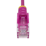 StarTech.com 10m Pink Slim CAT6 Ethernet Cable, Snagless, 100W PoE, UTP, LSZH, 28AWG Pure Bare Copper Wire, Slim RJ45 Network Patch Cord w/Strain Reliefs, Individually Tested