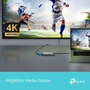 TP-Link UH5020C interface hub USB Type-C 5000 Mbit/s Grey