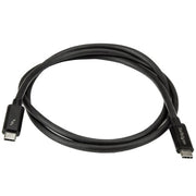 StarTech.com 3.3ft (1m) Thunderbolt 3 Cable, 20Gbps, 100W PD, 4K, Thunderbolt Certified, Compatible with Thunderbolt 4/USB 3.2/DisplayPort