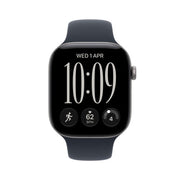 Apple Watch Series 12 GPS + Cellular 46mm Space Grey Aluminium Case with Navy Blue Sport Band - M/L