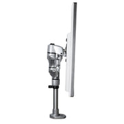 StarTech.com Desk Mount Dual Monitor Arm - Premium Articulating Monitor Arm - up to 27" (17.6lb/8kg) VESA Mount Displays - Height Adjustable Monitor Mount - Rotate/Tilt/Swivel - Clamp/Grommet - Silver - TAA