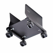 StarTech.com Computer Tower Cart, Rolling Mobile CPU Caddy on Wheels/Casters, Max Load 46.3lb/21kg, Adjustable PC Case Mount, Desktop Floor Stand, Steel Dolly, TAA