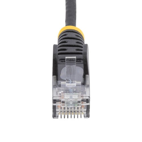StarTech.com 2.5 m CAT6 Cable - Slim - Snagless RJ45 Connectors - Black