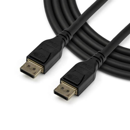 StarTech.com 10ft (3m) VESA Certified DisplayPort 1.4 Cable, 8K 60Hz HBR3 HDR, UHD DisplayPort to DisplayPort Monitor Cord, Ultra HD 4K 120Hz DP 1.4 Video Cable M/M DP Connector