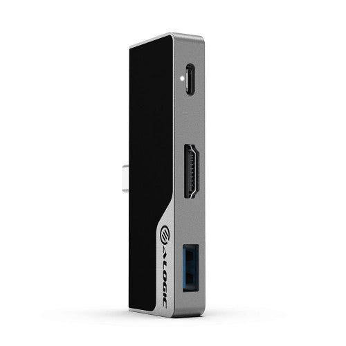 ALOGIC ULDNAMN-UA-SGR notebook dock/port replicator Docking Black, Silver