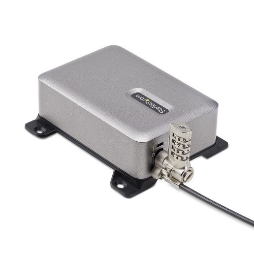 StarTech.com 4-Port Multi-Device USB-C Charger, 240W Total, Single Port 140W EPR, PD 3.1, Screw Locking Ports, Surface Mounting, Ideal for Boardrooms