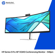 HP Series 5 Pro 49 inch DQHD Conferencing Monitor - 549pm