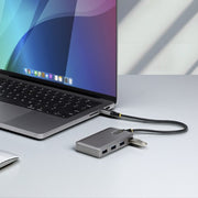 StarTech.com 4-Port USB-C Hub - 5Gbps - Bus Powered - USB C to 4x USB-A Hub w/ Optional Auxiliary Power Input - Portable Desktop/Laptop USB Hub - 1ft (30cm) Cable - USB Expansion Hub