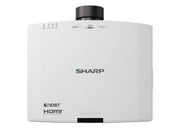 Sharp MODEL XP-V731U-W, Installation Projector, WUXGA, 7100Lm, LCD, Laser Light Source, white cabinet Standard throw projector 7300 ANSI lumens 3LCD WUXGA (1920x1200) 3D