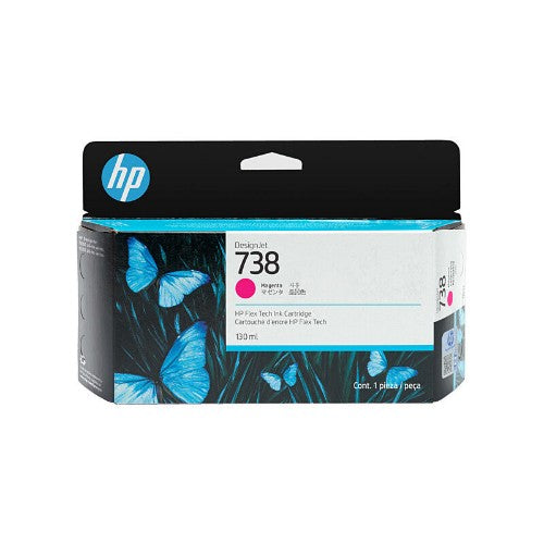HP 738 130-ml Magenta DesignJet Ink Cartridge